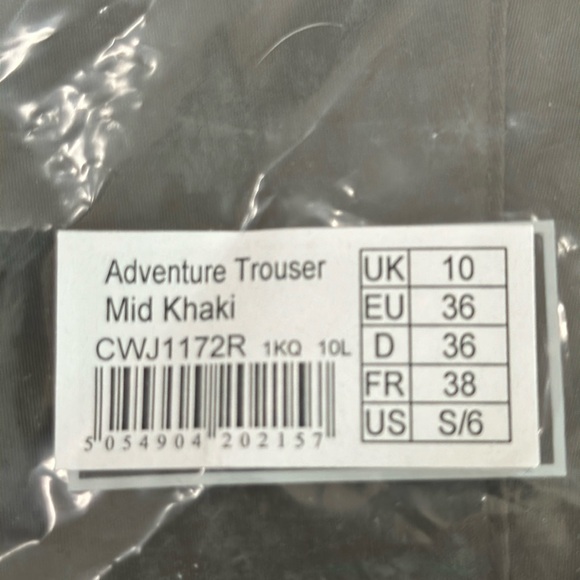 Craghoppers ADVENTURE TROUSER - Mid Khaki - Picture 15 of 15